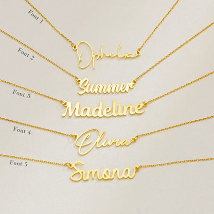 Custom Love Multi Name Necklace