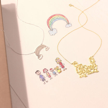 Kids Drawing Necklace