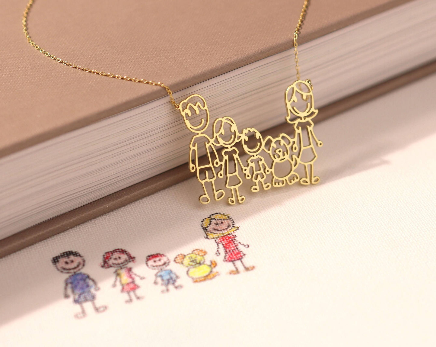 Kids Drawing Necklace