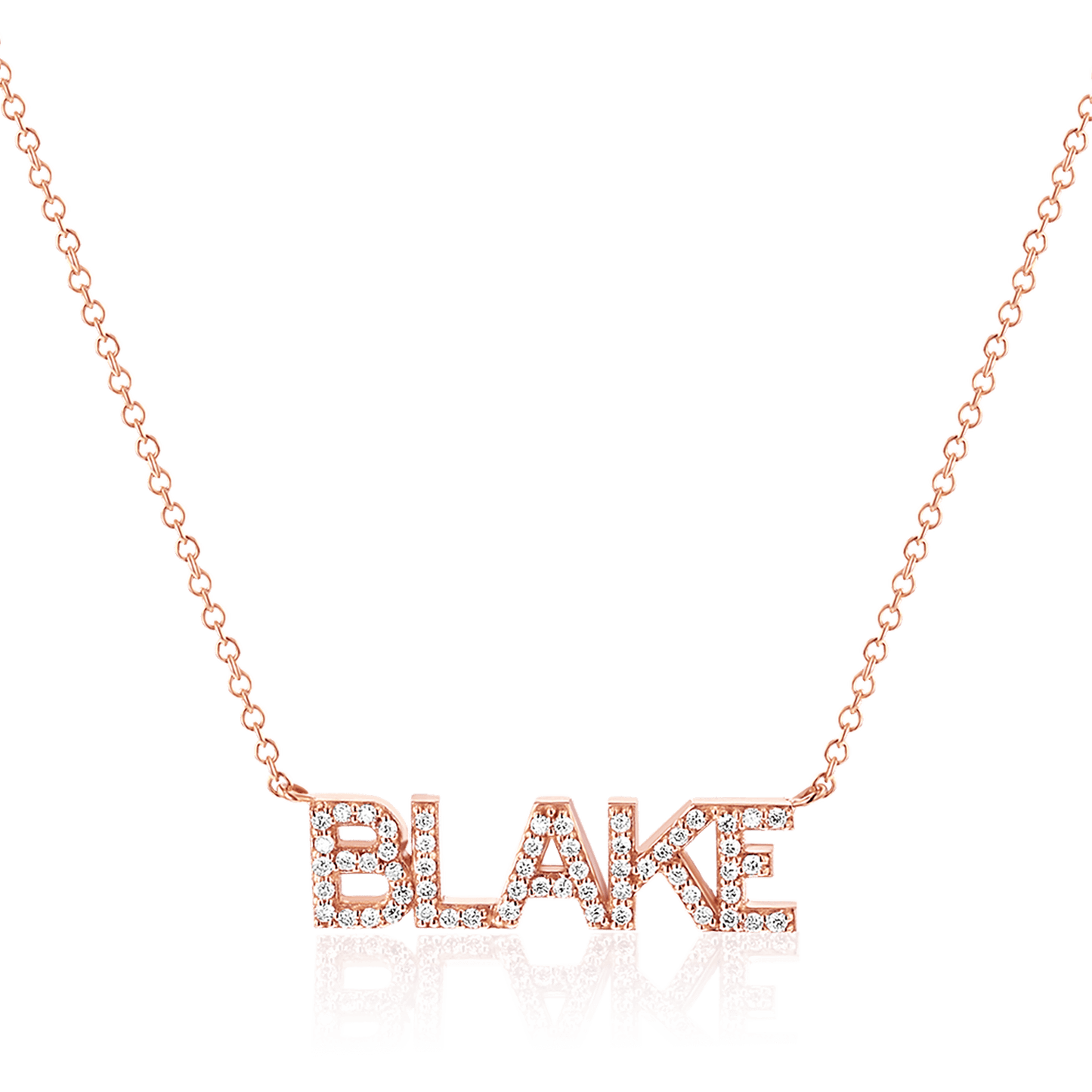 Diamond Custom Name Necklace