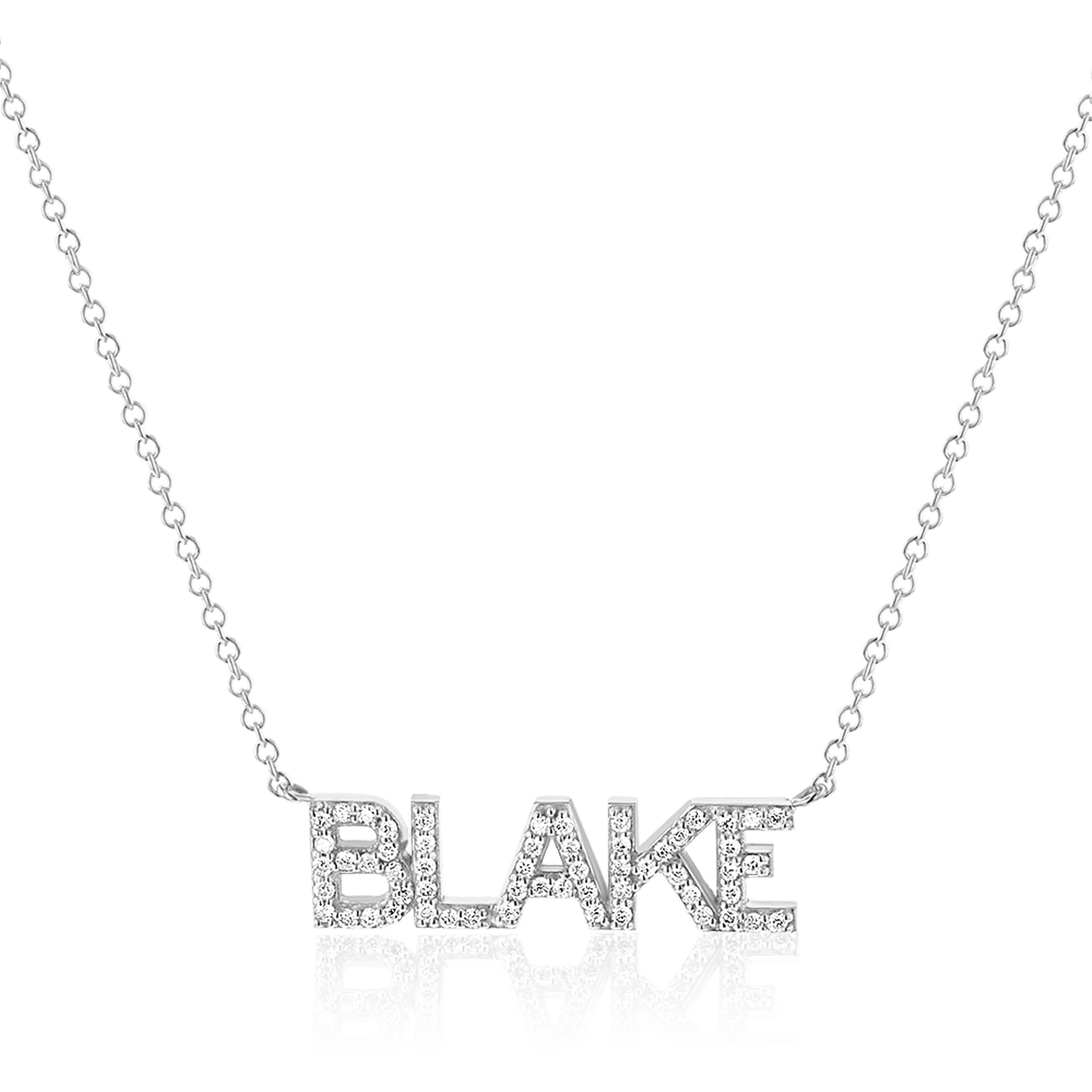 Diamond Custom Name Necklace